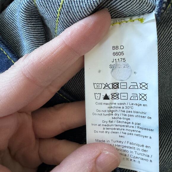 NEW Ganni Angi Wide Leg Cargo Jeans Rinse Denim - Picture 8 of 13